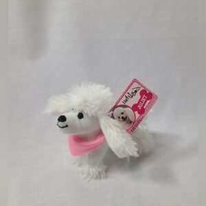 Hotel for Dogs JULIET White Poodle #4. 3" Tall 2009 McDonald's Happy Meal Toys
